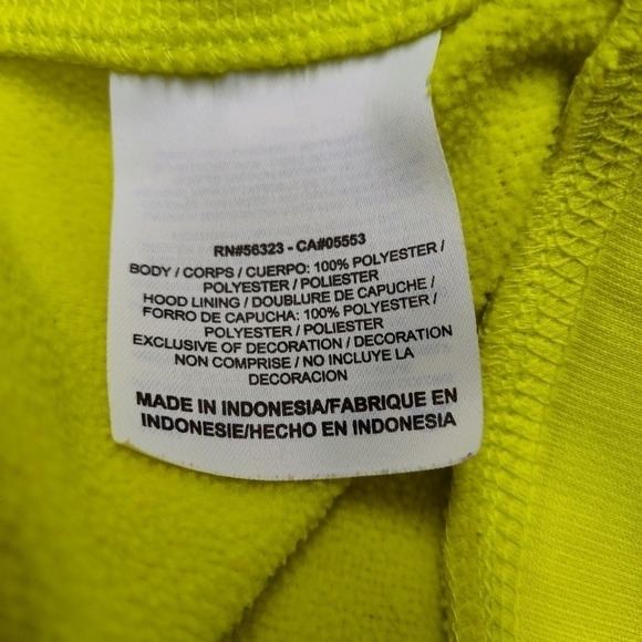 Nike men's hoodie jacket zipper front chartreuse Size:M. - Picture 6 of 7